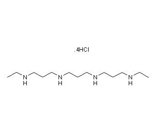 N1,N11-Diethylnorspermine tetrahydrochloride (CAS 156886-85-0) - chemical structure image