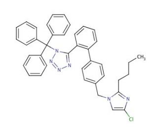 N1-Trityl-deshydroxymethyl Losartan - chemical structure image