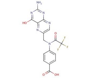 N10-(Trifluoroacetyl)pteroic acid (CAS 37793-53-6) - chemical structure image