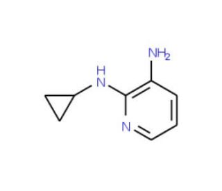 N*2*-Cyclopropyl-pyridine-2,3-diamine (CAS 290313-23-4) - chemical structure image