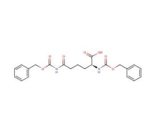 N2,N6-Bis(benzyloxycarbonyl)-L-homoglutamine (CAS 88462-80-0) - chemical structure image