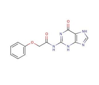 N2-Phenoxyacetyl Guanine (CAS 144782-23-0) - chemical structure image