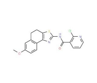 N3-(7-Methoxy-4,5-dihydronaphtho[1,2-d][1,3]thiazol-2-yl)-2-chloronicotinamide - chemical structure image