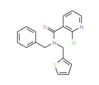 N3-Benzyl-N3-(2-thienylmethyl)-2-chloronicotinamide - chemical structure image