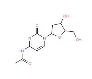 N4-Acetyl-2&prime;-deoxycytidine (CAS 32909-05-0) - chemical structure image