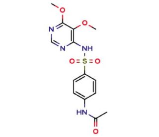 N4-Acetyl Sulfadoxine (CAS 5018-54-2) - chemical structure image