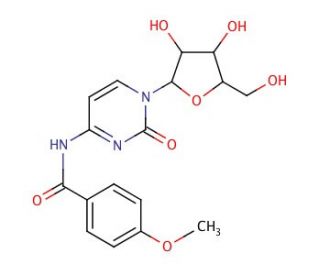 N4-Anisoylcytidine (CAS 28225-17-4) - chemical structure image