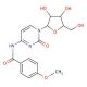 N4-Anisoylcytidine (CAS 28225-17-4) - chemical structure image