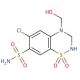 N4-Hydroxymethyl Hydrochlorothiazide - chemical structure image