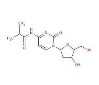 N4-Isobutyryl-2&prime;-deoxycytidine (CAS 110522-75-3) - chemical structure image