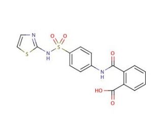 N<sup>4</sup>-Phthalylsulfathiazole (CAS 85-73-4) - chemical structure image