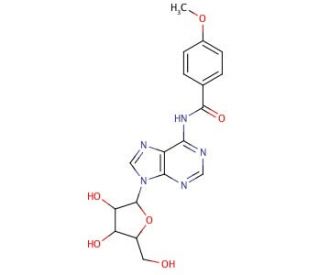 N6-Anisoyladenosine (CAS 56883-05-7) - chemical structure image