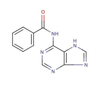 N6-Benzoyladenine (CAS 4005-49-6) - chemical structure image