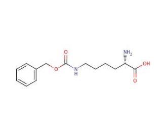 N6-(Benzyloxycarbonyl)-L-lysine (CAS 1155-64-2) - chemical structure image
