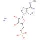 N6-Methyladenosine 5′-monophosphate sodium salt (CAS 81921-35-9) - chemical structure image