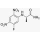 Nα-[2,4-Dinitro-5-fluorophenyl]-D-alanine amide (CAS 132055-99-3) - chemical structure image