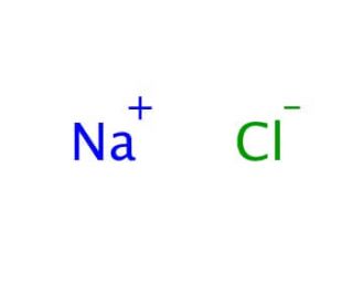NaCl Solution, 1M (CAS 7647-14-5 (solid)) - chemical structure image