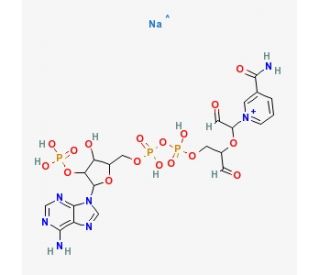 NADP monosodium salt (CAS 1184-16-3) - chemical structure image