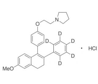 Nafoxidine-d5 hydrochloride (CAS 1847-63-8) - chemical structure image