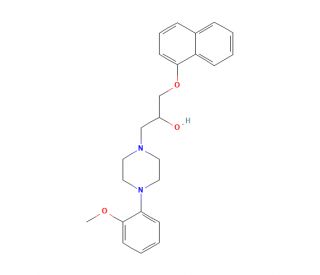 Naftopidil (CAS 57149-07-2) - chemical structure image