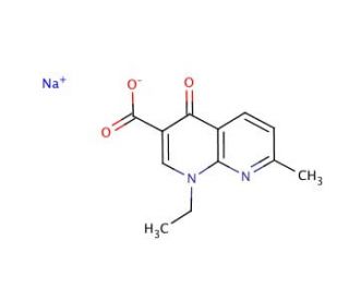 Nalidixic acid sodium salt (CAS 3374-05-8) - chemical structure image