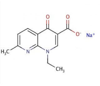 Nalidixic acid sodium salt (CAS 3374-05-8) - chemical structure image