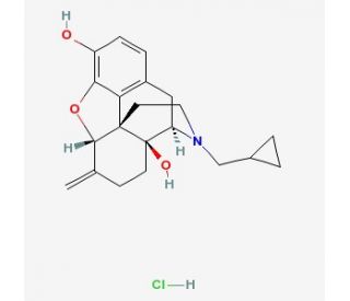 Nalmefene hydrochloride (CAS 58895-64-0) - chemical structure image