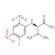 Nα-(2,4-Dinitro-5-fluorophenyl)-D-valinamide (CAS 210529-62-7) - chemical structure image