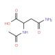 Nalpha-Acetyl-D-asparagine (CAS 26117-27-1) - chemical structure image