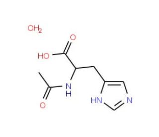 Nalpha-Acetyl-L-Histidine H2O (CAS 39145-52-3) - chemical structure image