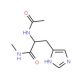 Nα-Acetyl-L-histidine methylamide (CAS 6367-11-9) - chemical structure image