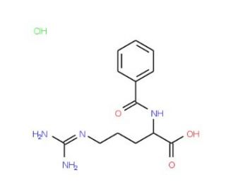 Nalpha-Benzoyl-DL-arginine hydrochloride (CAS 125652-40-6) - chemical structure image