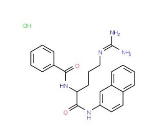 Nalpha-Benzoyl-L-arginine beta-naphthylamide hydrochloride (CAS 198555-19-0) - chemical structure image