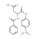 Estructura molecular de Nalpha-Benzoyl-L-asparagine 4-nitroanilide, Número CAS: 201733-11-1 Nalpha-Benzoyl-L-asparagine 4-nitroanilide (CAS 201733-11-1) - chemical structure image