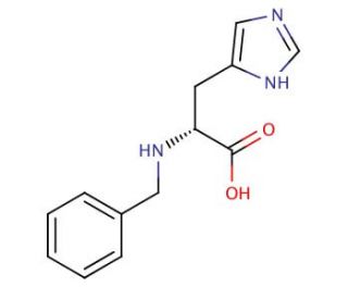 Nalpha-Benzyl-L-histidine (CAS 17451-61-5) - chemical structure image