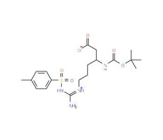 Nalpha-Boc-Nalpha-methyl-Nomega-4-toluenesulfonyl-L-arginine (CAS 108695-16-5) - chemical structure image