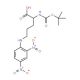 Nalpha-Boc-Ndelta-2,4-dinitrophenyl-L-ornithine (CAS 82518-61-4) - chemical structure image
