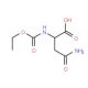 N(α)-Ethoxycarbonyl-L-asparagine (CAS 16639-91-1) - chemical structure image
