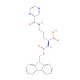Nalpha-Fmoc-Ndelta-pyrazinylcarbonyl-L-ornithine (CAS 201046-61-9) - chemical structure image