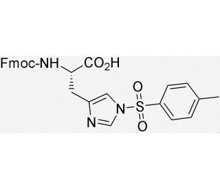 Nalpha-Fmoc-Nim-4-toluenesylfonyl-L-histidine (CAS 112380-10-6) - chemical structure image