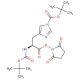 Nα,Nim-Bis-Boc-L-histidine N-hydroxysuccinimide ester (CAS 25616-02-8) - chemical structure image