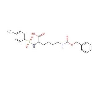 Nalpha-Tosyl-Nepsilon-Z-L-lysine (CAS 34235-82-0) - chemical structure image
