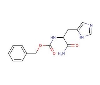 Nalpha-Z-L-histidine amide (CAS 16706-41-5) - chemical structure image