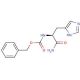 Nalpha-Z-L-histidine amide (CAS 16706-41-5) - chemical structure image