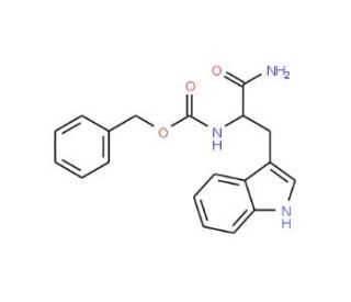 Nalpha-Z-L-tryptophan amide (CAS 20696-64-4) - chemical structure image
