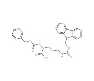 Nalpha-Z-Ndelta-Fmoc-L-ornithine (CAS 201048-68-2) - chemical structure image