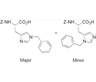 Nalpha-Z-Nim-benzyl-L-histidine (CAS 21929-66-8) - chemical structure image