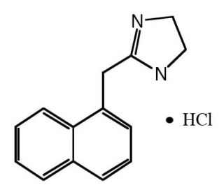 Naphazoline Hydrochloride (CAS 550-99-2) - chemical structure image