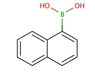 Naphthalene-1-boronic acid (CAS 13922-41-3) - chemical structure image
