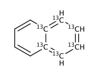 Naphthalene-13C4 (CAS 287399-39-7) - chemical structure image